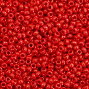 Miyuki Rocailles 11/0 Opaque luster red 11-426