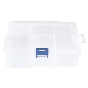 Schmuckdisplay Aufbewahrungsboxen 6 F&auml;cher Transparent