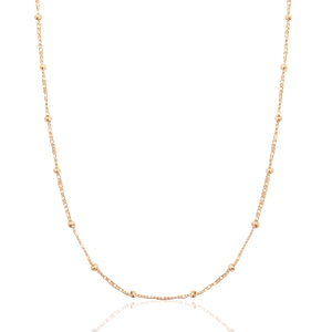 Ketten aus Stainless Steel - Rostfreiem Stahl Kugel Rose gold