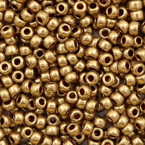 Miyuki Rocailles 8/0 Metallic light bronze 8-457L