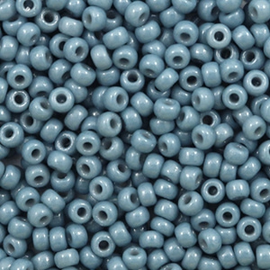 Miyuki Rocailles 8/0 Duracoat opaque bayberry blue 8-4482