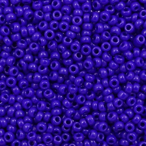 Miyuki Rocailles 11/0 Opaque cobalt blue 11-414
