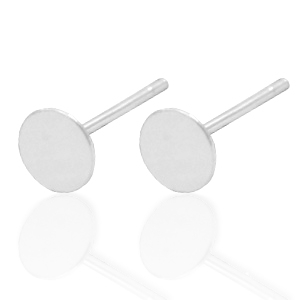 925 Silber Zubeh&ouml;r Ohrstecker 5mm Silber