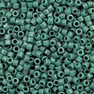 Miyuki Perlen delica's 11/0 Duracoat opaque dyed forest green DB-2358