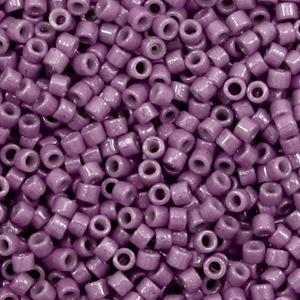 Miyuki Perlen delica's 11/0 Duracoat opaque dyed medium purple DB-2360