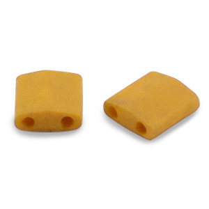 Miyuki Perlen tila 5x5mm Opaque matte mustard brown TL-2312