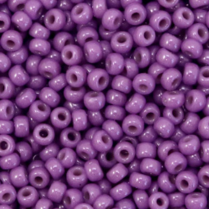 Miyuki Rocailles 8/0 Duracoat opaque anemone purple 8-4490