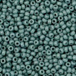 Miyuki Rocailles 11/0 Duracoat opaque eucalyptus green 11-4481