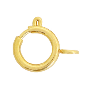 Stainless Steel - Rostfreiem Stahl Schmuckzubeh&ouml;r Verschluss 12x14mm Gold