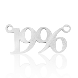 Stainless Steel - Rostfreiem Stahl Anh&auml;nger/Zwischenst&uuml;ck Jahr 1996 Silber