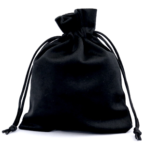 Schmuckbeutel Samt Black