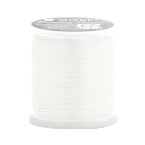 Miyuki beading Kordel Off white