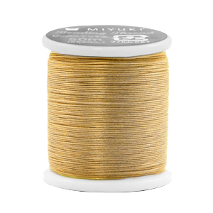 Miyuki beading Kordel Gold