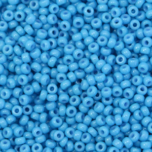 Miyuki Rocailles 11/0 Duracoat opaque delphinium blue 11-4484
