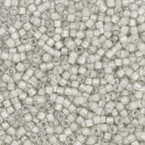 Miyuki Perlen delica's 11/0 Fancy lined moonstone grey DB-2391