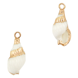 Muschel Anh&auml;nger Specials Wellhornschnecke White-gold