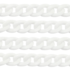 Acrylkette 19mm White