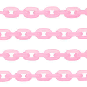 Acrylkette 15mm Pink