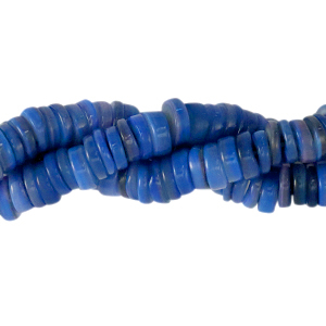 Muschel Perlen Disc 7mm Montana blue