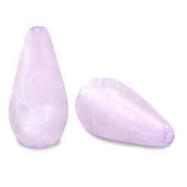 Polaris Elements Perlen tropfenform Mosso shiny Pastel lilac