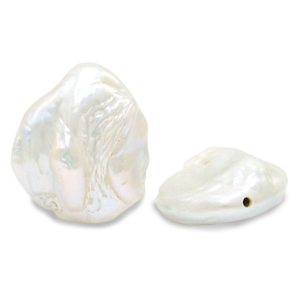 BQ S&uuml;sswasserperlen Irregular Rund Natural white
