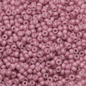 Miyuki Rocailles 11/0 Opaque matte dusty orchid purple 11-2024