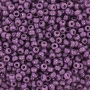 Miyuki Rocailles 11/0 Duracoat opaque dark orchid purple  11-4489
