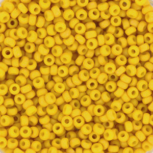 Miyuki Rocailles 11/0 Opaque matte canary yellow 11-2311