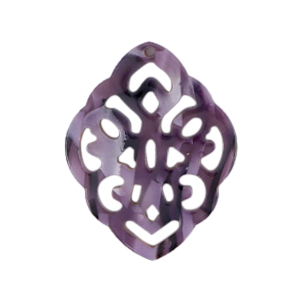 Resin Anh&auml;nger Barock Rhombus Purple
