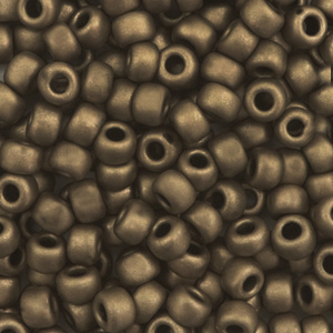 Miyuki Rocailles 6/0 Metallic matte dark bronze 6-2006