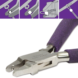 Beadsmith Magical Crimp Forming Tool Lila-silber