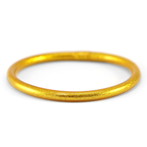 Armreifen im Temple-Look 5mm Gr&ouml;&szlig;e M Gold