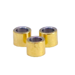 Stainless Steel - Rostfrei Stahl Perlen Tube 2.5mm Gold