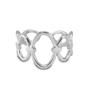 Ringe aus Stainless Steel - Rostfreiem Stahl Silber