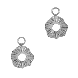 Stainless Steel - Rostfrei Stahl Anh&auml;nger 8mm Silber