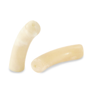 Acryl perlen Tube Beige marble