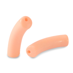 Acryl perlen Tube Salmon pink