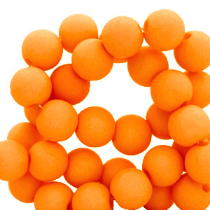 6 mm Acryl Perlen matt Orange peel