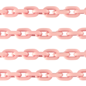 Acrylkette 15mm matt Light pink