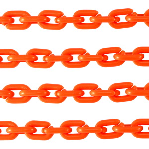 Acrylkette 15mm shiny Neon orange