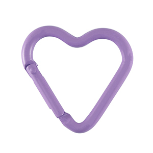 Farbiges Zubeh&ouml;r Schl&uuml;ssel Anh&auml;nger Herz Purple