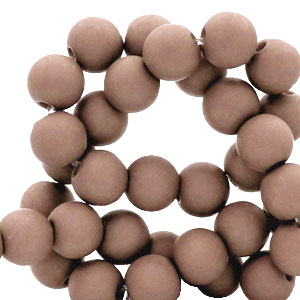 8 mm Acrylperlen Mauve purple