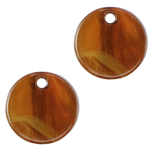 Resin Anh&auml;nger 12mm Topaz brown