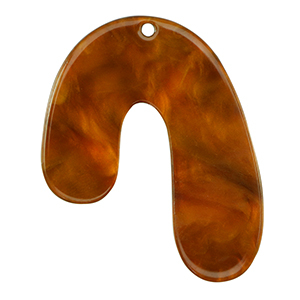 Resin Anh&auml;nger im Organicdesign Topaz brown