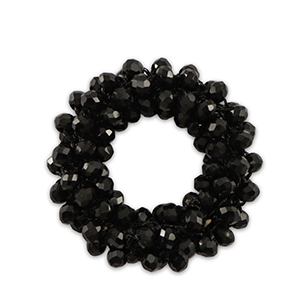 Top Facett Anh&auml;nger 32mm Black