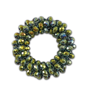 Top Facett Anh&auml;nger 32mm Olive green