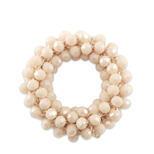 Top Facett Anh&auml;nger 32mm Nude pink