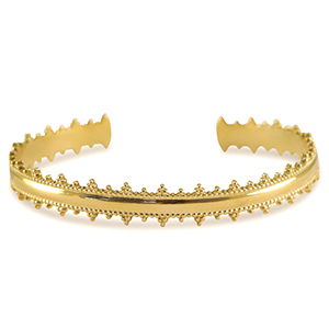 Armb&auml;nder aus Stainless Steel - Rostfreiem Stahl Bangle Gold