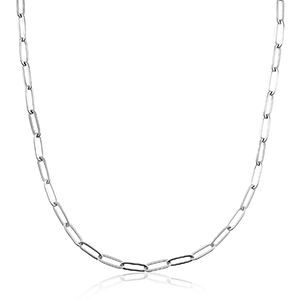 Gliederketten aus Stainless Steel - Rostfreiem Stahl Silver