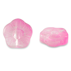 Glasperlen Blume Pink
